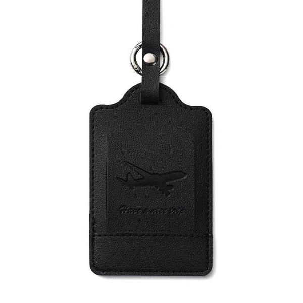 Travel Name Card Address Leather Bag Luggage Tag