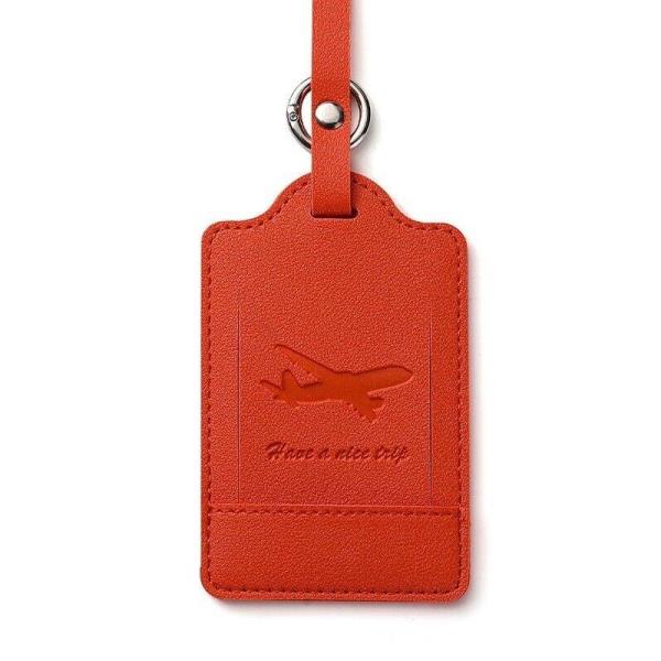 Travel Name Card Address Leather Bag Luggage Tag