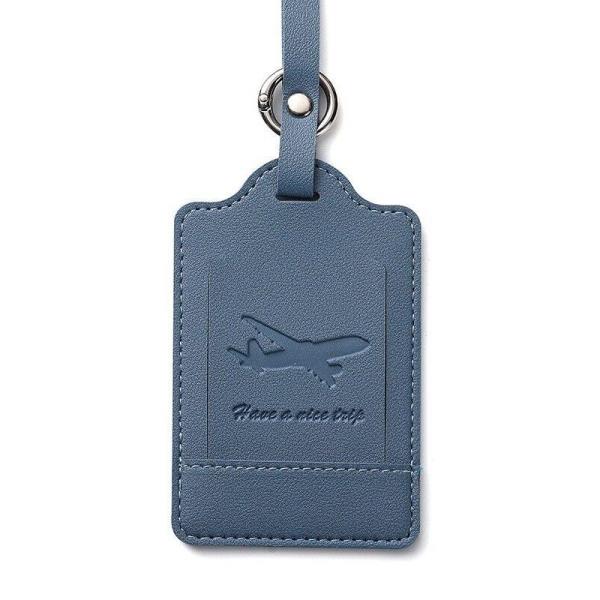 Travel Name Card Address Leather Bag Luggage Tag