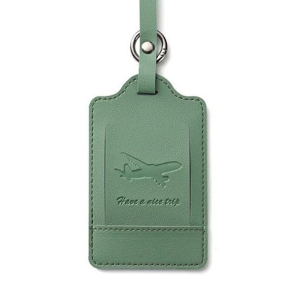 Travel Name Card Address Leather Bag Luggage Tag