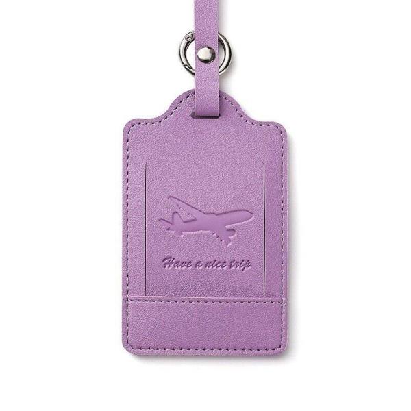 Travel Name Card Address Leather Bag Luggage Tag