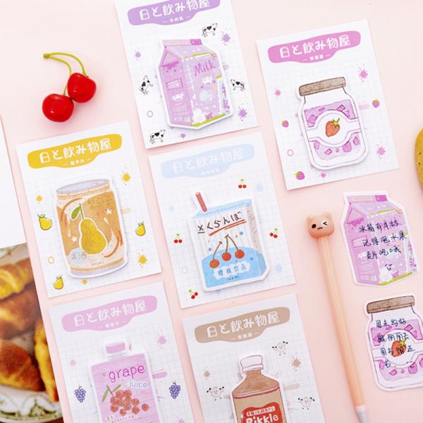 3 Packs Japanese Drinks Sticky Notes