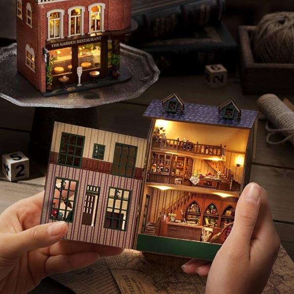 DIY Magic Wand Shop Creative Wooden Miniature Dollhouse