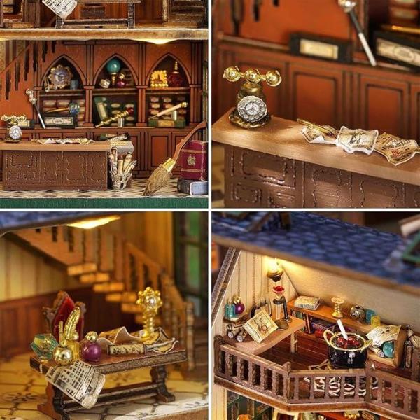 DIY Magic Wand Shop Creative Wooden Miniature Dollhouse