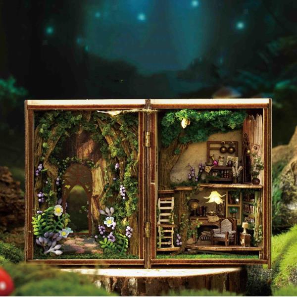 DIY Forest Wonderland LED Handmade Miniature Dollhouse