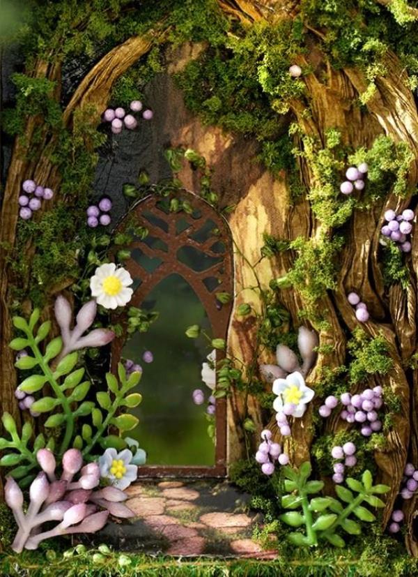 DIY Forest Wonderland LED Handmade Miniature Dollhouse