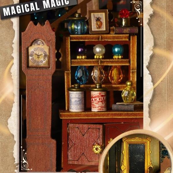 DIY Magic Treasure House LED Handmade Miniature Dollhouse