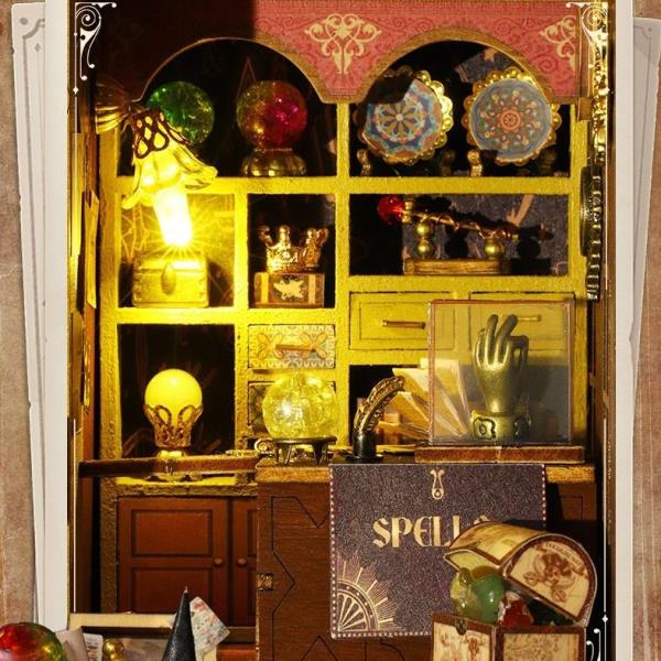 DIY Magic Treasure House LED Handmade Miniature Dollhouse