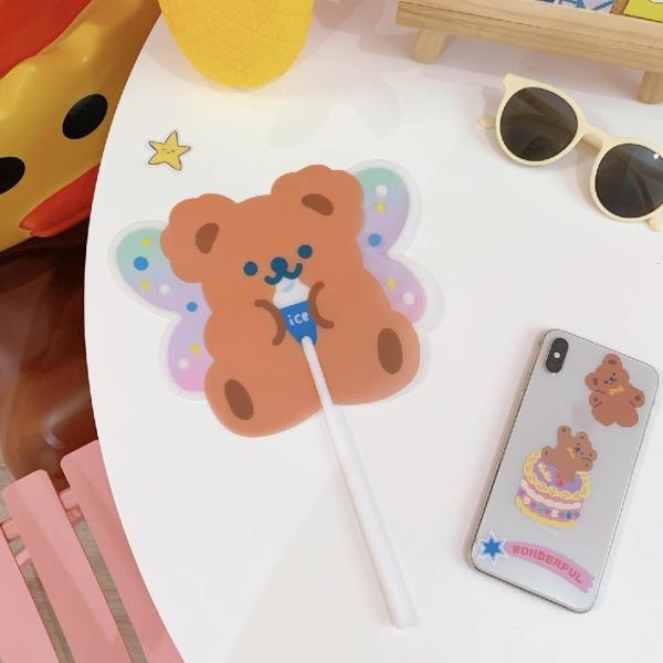 Cartoon Flower Foldable Handhold Fan