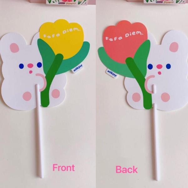 Cartoon Flower Foldable Handhold Fan