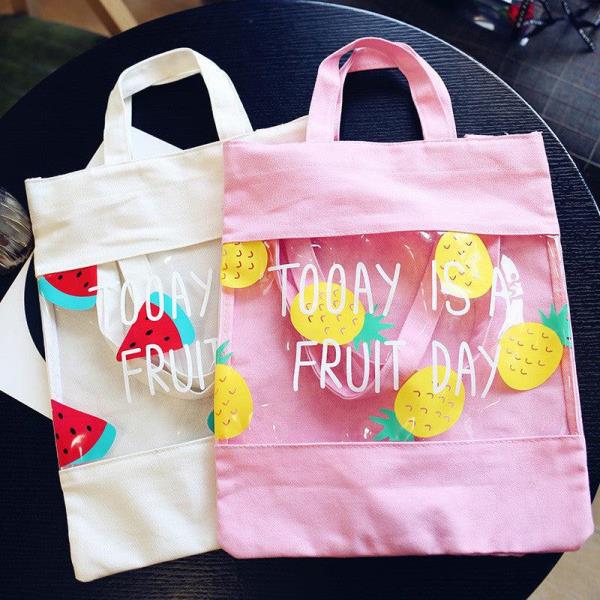 Cute Fruit Canvas Tote Bag