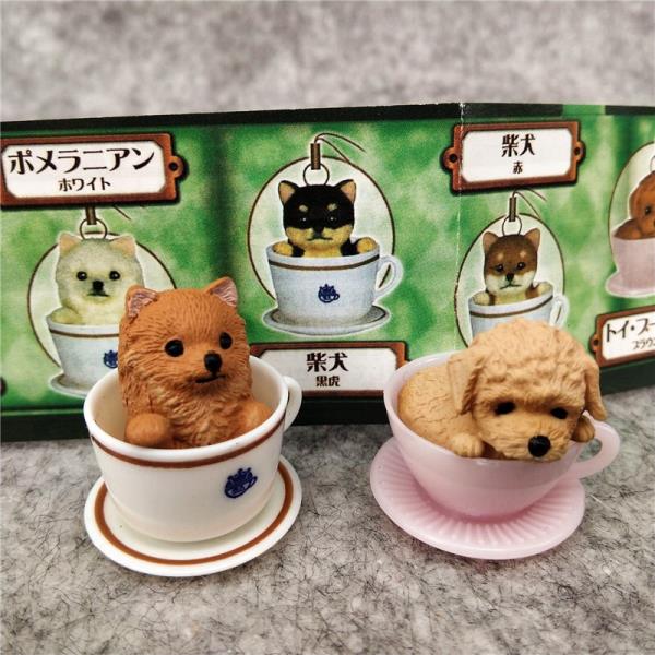 Cartoon Cat Dog Figurine Gachapon