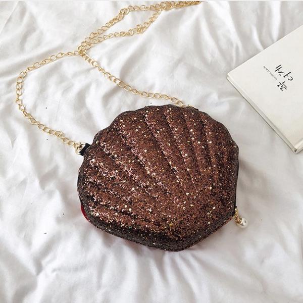 Shining Shell Evening Crossbody Bag