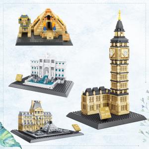 32CM Big Ben Trevi Fountain Building Blocks