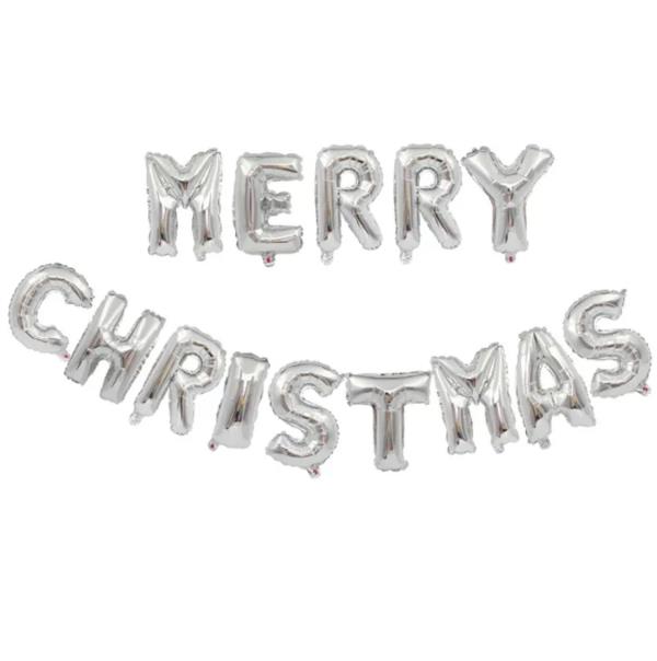 Christmas Foil Letter Balloon Banner