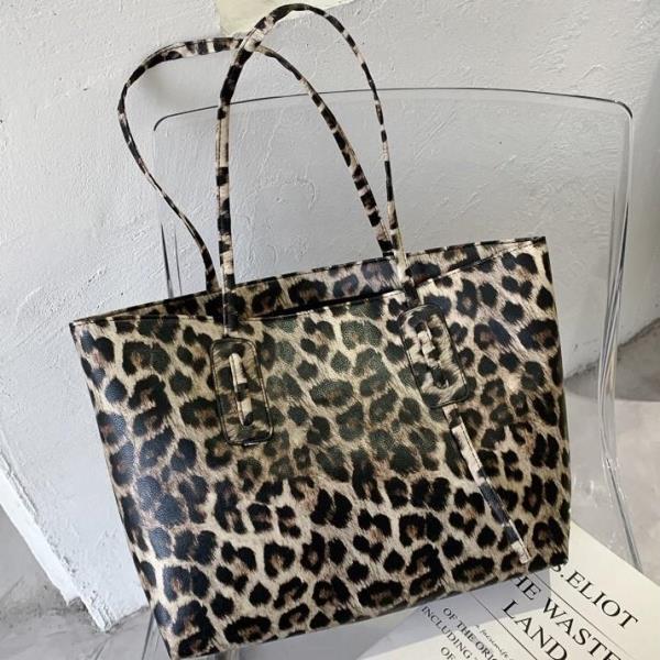 Large Leopard Zebra Print Tote