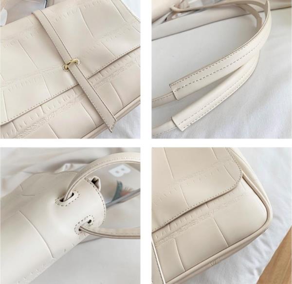 Faux Leather Soft Flap Shoulder Bag