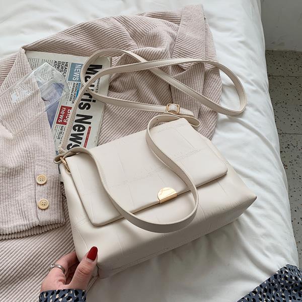 Flap Zip Shoulder Bag