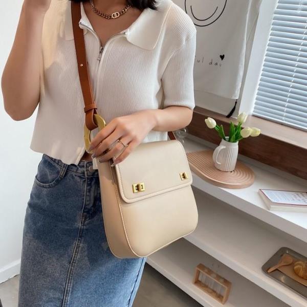 Square Flap Shoulder Bag