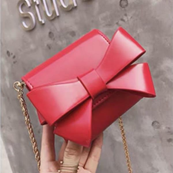 Red Bow Purse Crossbody Bag