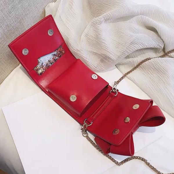 Red Bow Purse Crossbody Bag