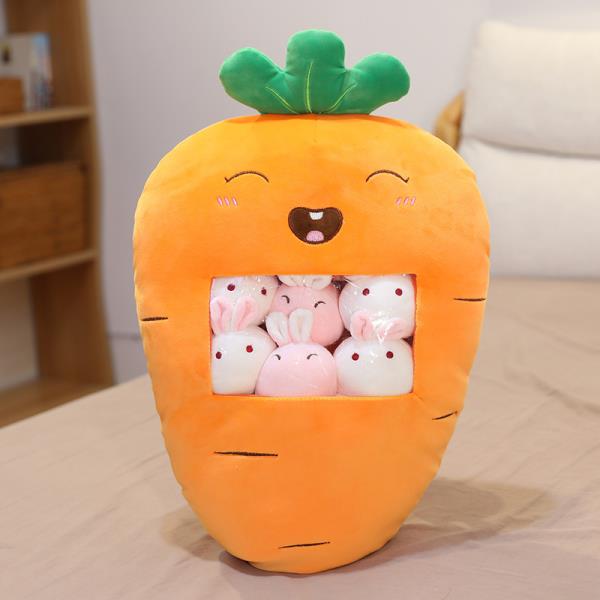 9 Pcs Plush Fruit Cushions Toy Set