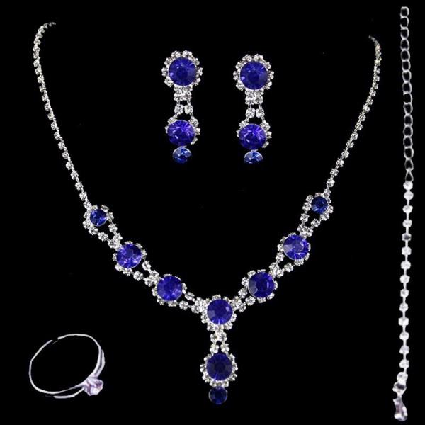 Full Crystal Multicolour Jewellery Set