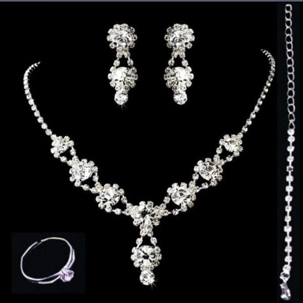 Full Crystal Multicolour Jewellery Set