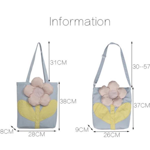 Casual Plush Flower Tote