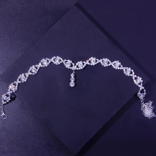 Crystal Waterdrop Pendant Headband