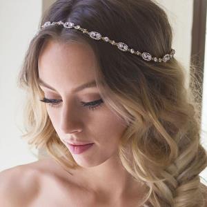 Crystal Hair Elastic Head Chain