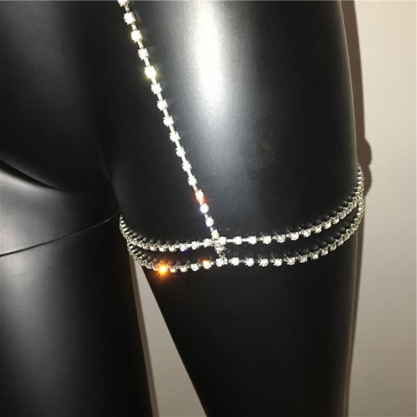 Crystal Waist Thigh Chain