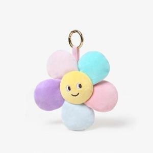 Pom Pom Knit Woven Ball Keyring