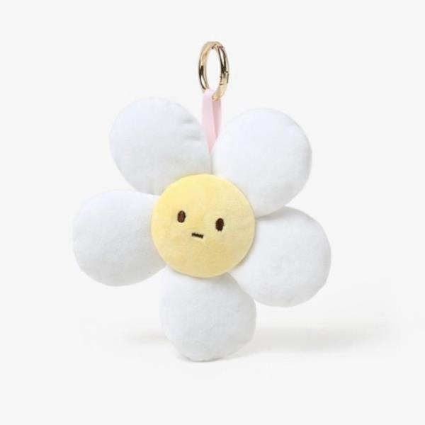 Plush Daisy Flower Keyring Bag Decoration