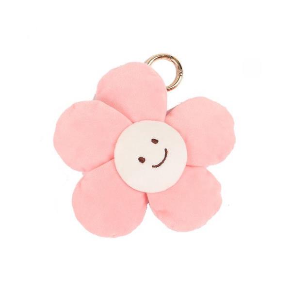 Plush Daisy Flower Keyring Bag Decoration