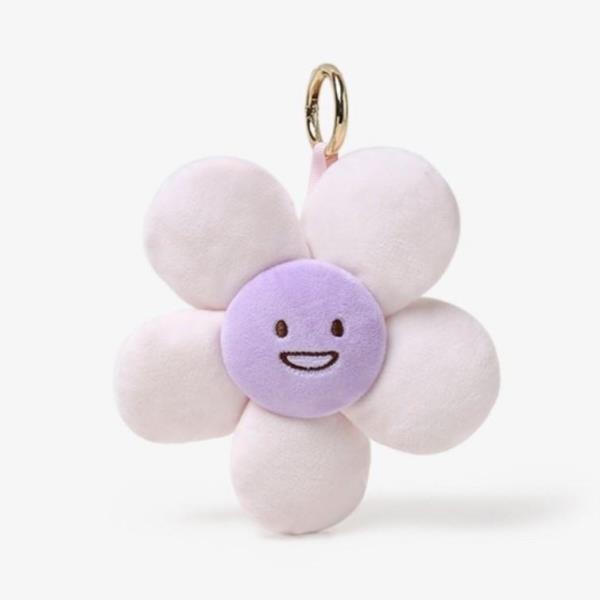 Plush Daisy Flower Keyring Bag Decoration