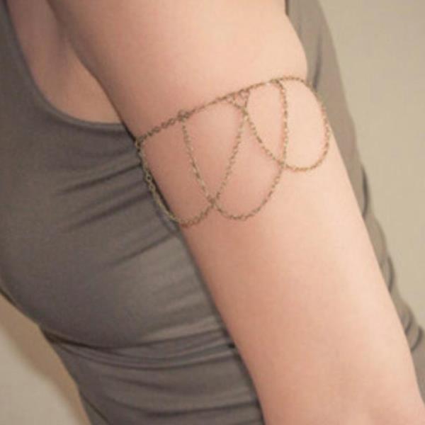 Gold Tassel Chain  Armlet