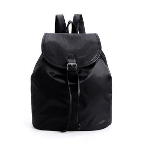 Large Capacity Black Drawstring Backpack