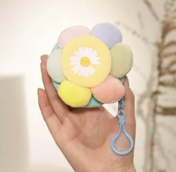 Daisy Flower Keyring Coin Purse