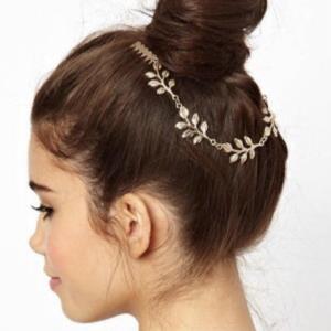 Geometric Metal Chopstick Hair Clip