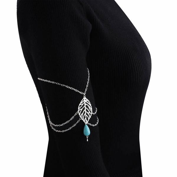 Turquoise Leaf Armlet