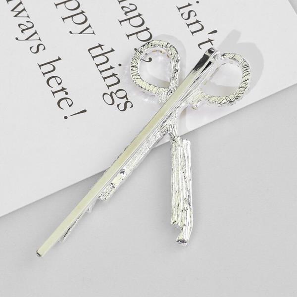 Shimmering Scissor Shaped Hair Pin