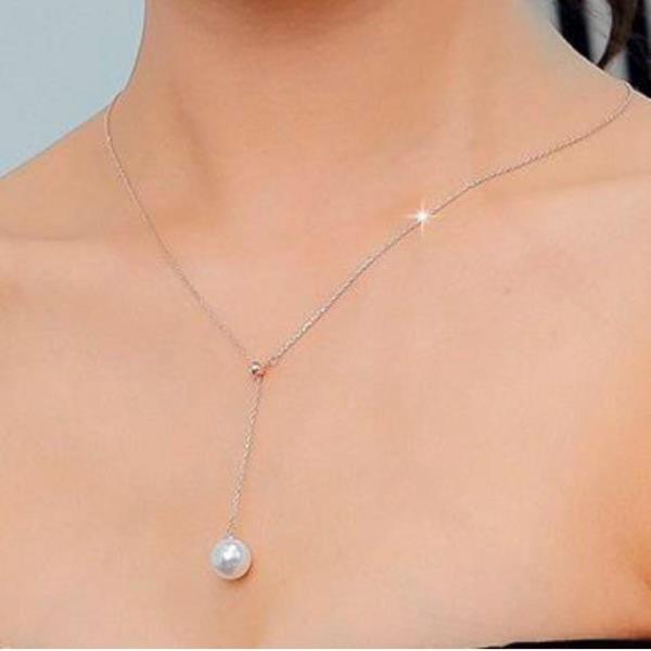 Simple Pearl Beads Necklace