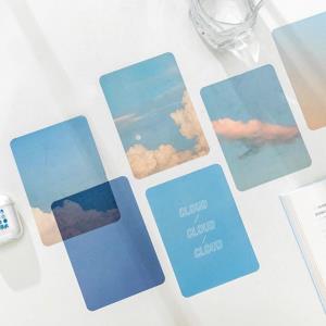 6 Pcs Transparent Sky Bookmarks