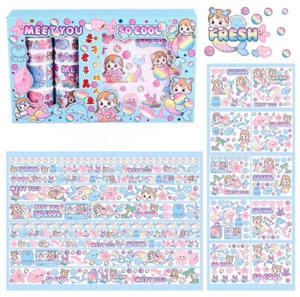 Cartoon Scrapbook Decorating Stickers Box