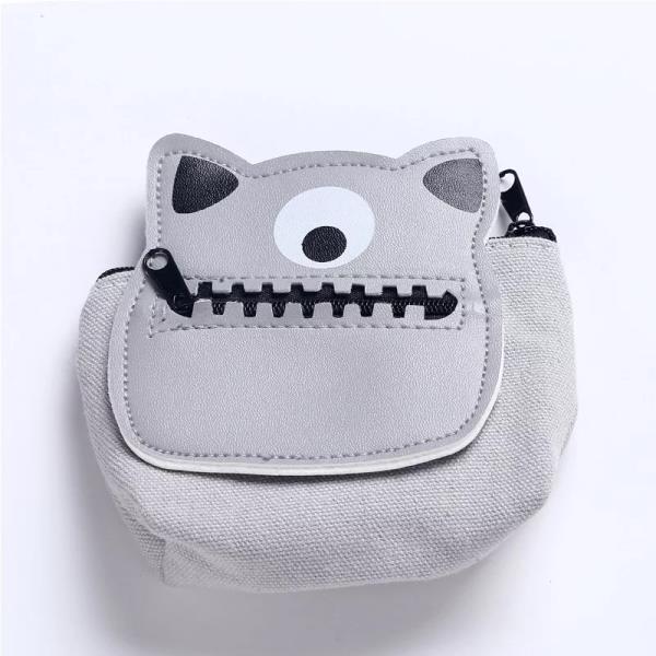 2 In 1 Canvas Monster Coin Purse