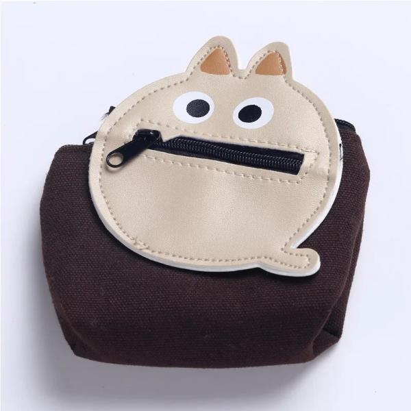 2 In 1 Canvas Monster Coin Purse