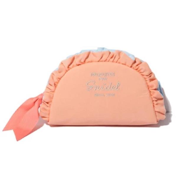 Snidel Orange Lace Makeup Bag