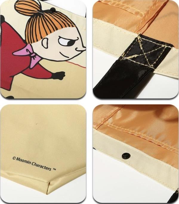 Cartoon Girl Waterproof Large Tote