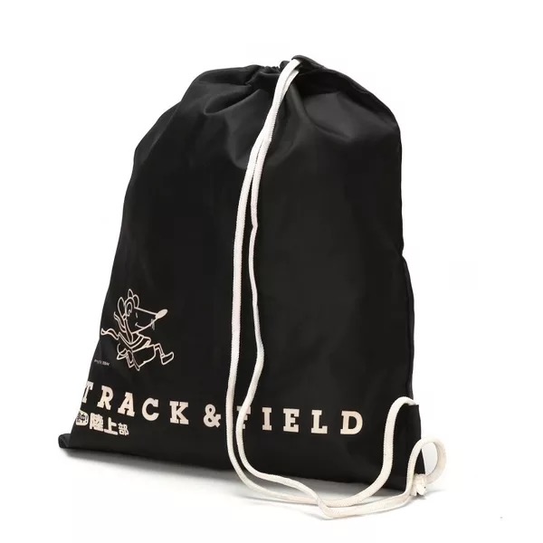 Black Rat Drawstring Library Bag